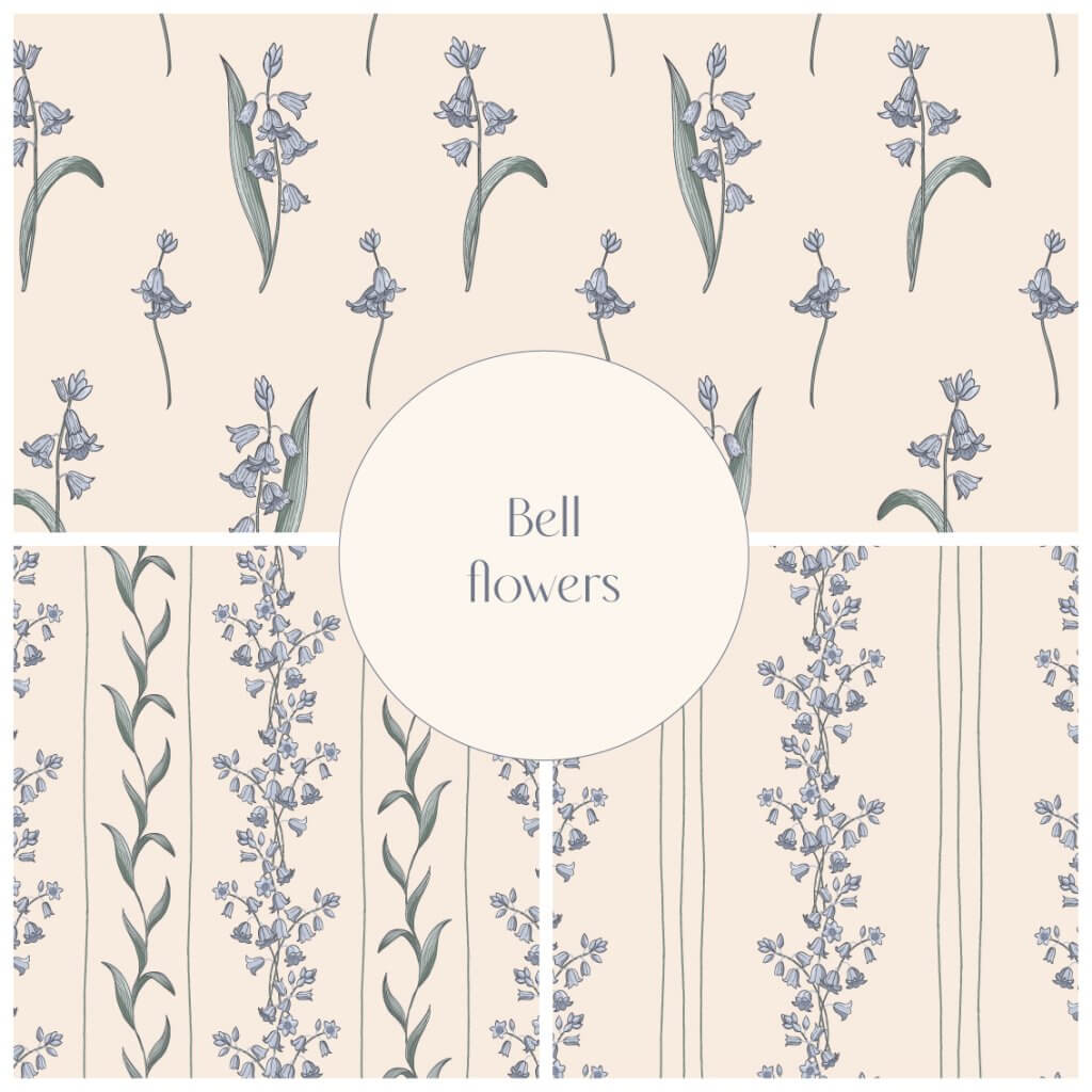 Bell flowers collection page by Astrid Blanchard