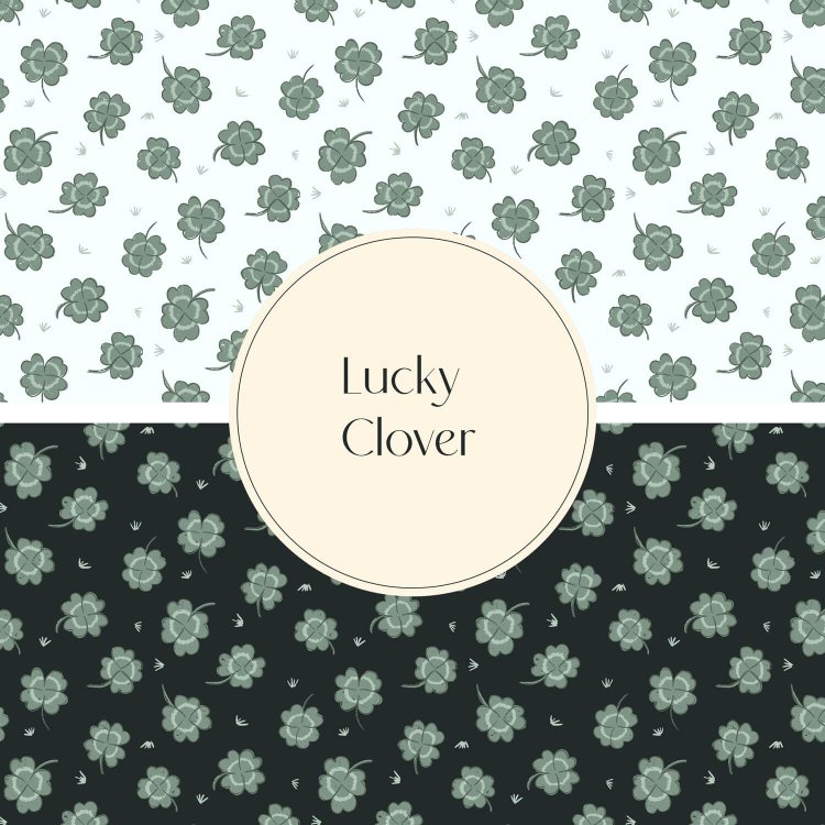Lucky Clover patterns by Astrid Blanchard