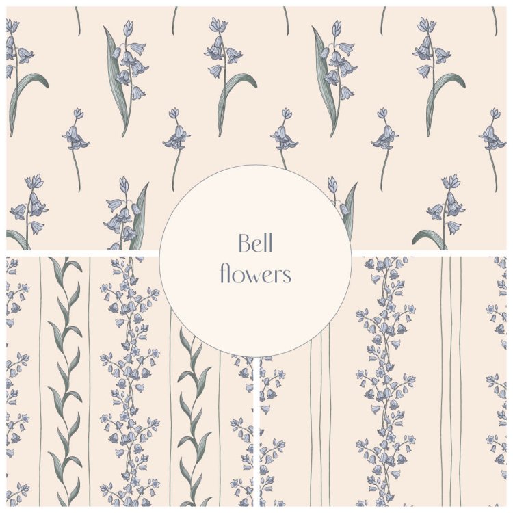 Bell flowers collection page by Astrid Blanchard