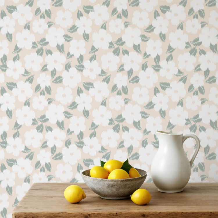 Serene-Garden-floral-ikat-on-walls-web